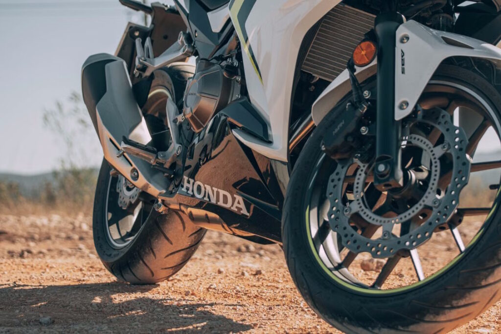Honda Motorcycle Closeup